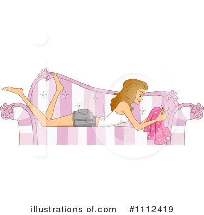 Royalty-Free (RF) Sofa Clipart Illustration by BNP Design Studio - Stock Sample #1112419