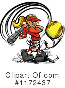 Softball Clipart #1172437 by Chromaco