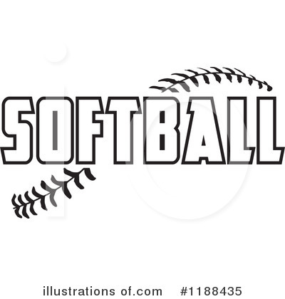 Royalty-Free (RF) Softball Clipart Illustration by Johnny Sajem - Stock Sample #1188435