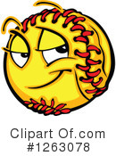 Softball Clipart #1263078 by Chromaco