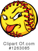 Softball Clipart #1263085 by Chromaco