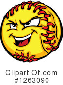 Softball Clipart #1263090 by Chromaco