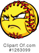 Softball Clipart #1263099 by Chromaco