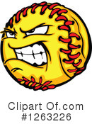 Softball Clipart #1263226 by Chromaco