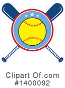 Softball Clipart #1400092 by Hit Toon