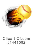 Softball Clipart #1441092 by AtStockIllustration