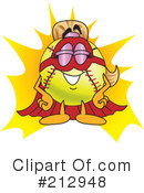 Softball Mascot Clipart #212948 by Mascot Junction