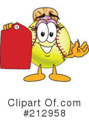 Softball Mascot Clipart #212958 by Mascot Junction
