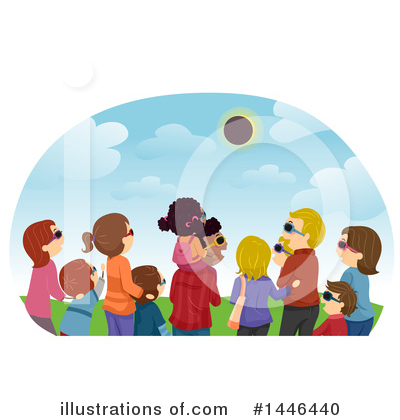 Royalty-Free (RF) Solar Eclipse Clipart Illustration by BNP Design Studio - Stock Sample #1446440