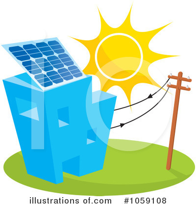 Royalty-Free (RF) Solar Energy Clipart Illustration by Any Vector - Stock Sample #1059108