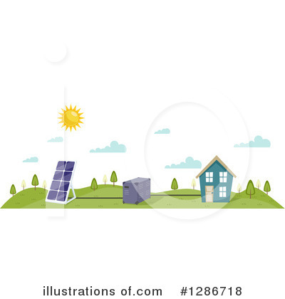 Royalty-Free (RF) Solar Energy Clipart Illustration by BNP Design Studio - Stock Sample #1286718