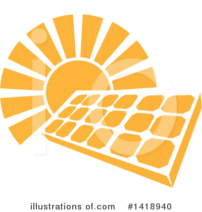 Solar Panel Clipart #1418940 by AtStockIllustration