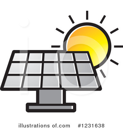 Royalty-Free (RF) Solar Panel Clipart Illustration by Lal Perera - Stock Sample #1231638