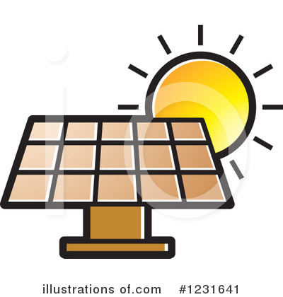 Royalty-Free (RF) Solar Panel Clipart Illustration by Lal Perera - Stock Sample #1231641