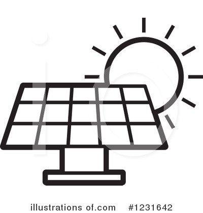 Royalty-Free (RF) Solar Panel Clipart Illustration by Lal Perera - Stock Sample #1231642