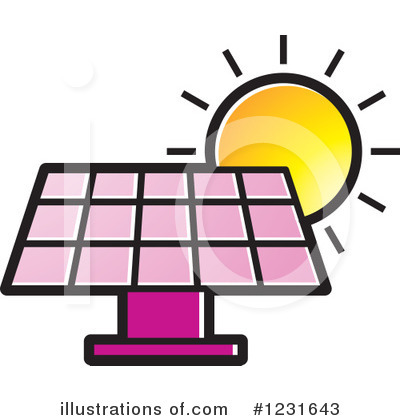 Royalty-Free (RF) Solar Panel Clipart Illustration by Lal Perera - Stock Sample #1231643