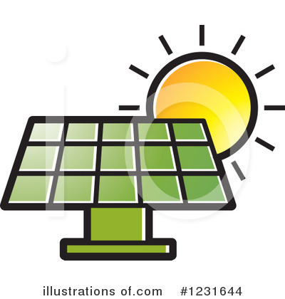 Royalty-Free (RF) Solar Panel Clipart Illustration by Lal Perera - Stock Sample #1231644