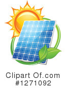 Solar Panel Clipart #1271092 by Vector Tradition SM