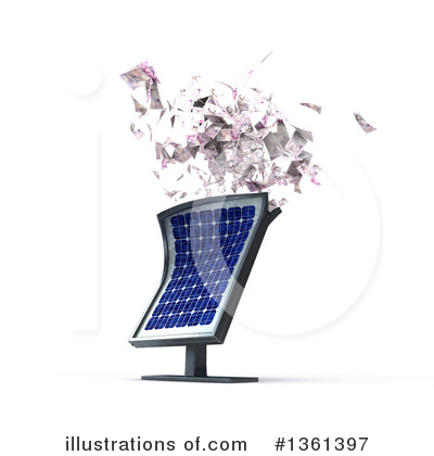 Royalty-Free (RF) Solar Panel Clipart Illustration by KJ Pargeter - Stock Sample #1361397