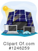 Solar Panels Clipart #1246259 by BNP Design Studio