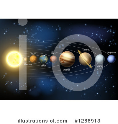 Solar System Clipart #1288913 by AtStockIllustration