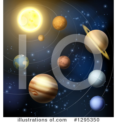 Solar System Clipart #1295350 by AtStockIllustration