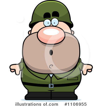 Royalty-Free (RF) Soldier Clipart Illustration by Cory Thoman - Stock Sample #1106955