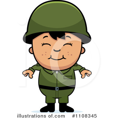 Royalty-Free (RF) Soldier Clipart Illustration by Cory Thoman - Stock Sample #1108345