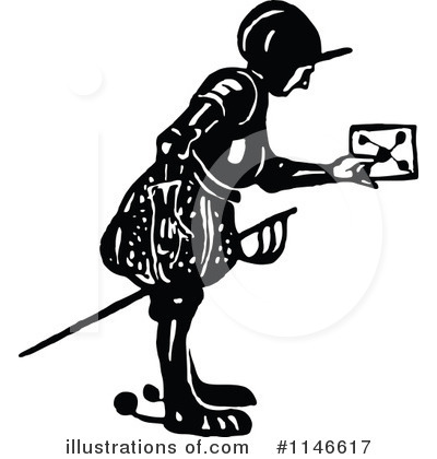 Royalty-Free (RF) Soldier Clipart Illustration by Prawny Vintage - Stock Sample #1146617