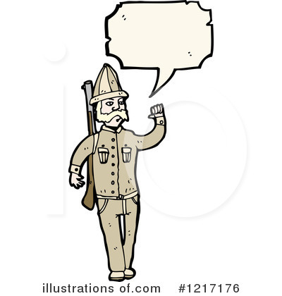 Royalty-Free (RF) Soldier Clipart Illustration by lineartestpilot - Stock Sample #1217176