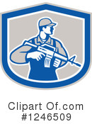 Soldier Clipart #1246509 by patrimonio