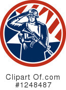 Soldier Clipart #1248487 by patrimonio