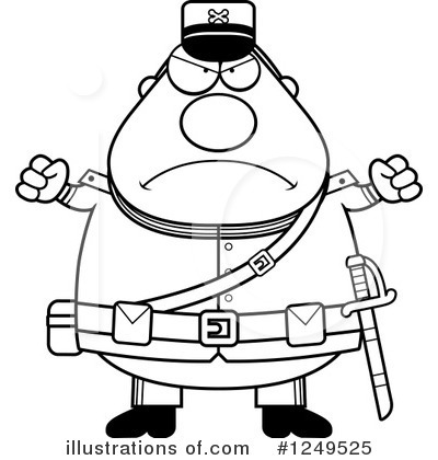 Royalty-Free (RF) Soldier Clipart Illustration by Cory Thoman - Stock Sample #1249525