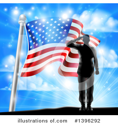 Flag Clipart #1396292 by AtStockIllustration