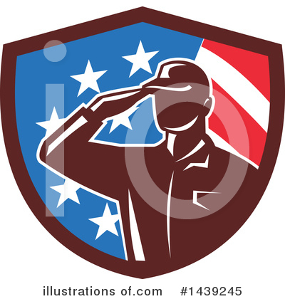 Royalty-Free (RF) Soldier Clipart Illustration by patrimonio - Stock Sample #1439245
