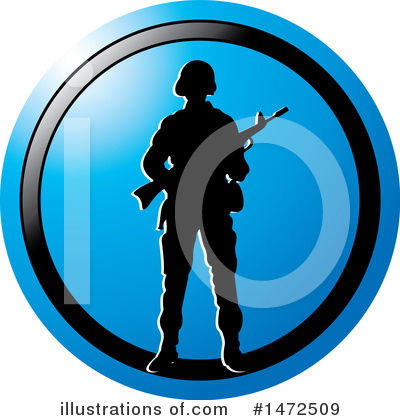 Royalty-Free (RF) Soldier Clipart Illustration by Lal Perera - Stock Sample #1472509
