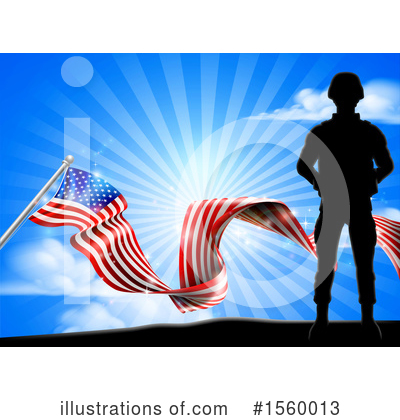 Soldier Clipart #1560013 by AtStockIllustration