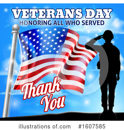 Veterans Day Clipart #1607585 by AtStockIllustration