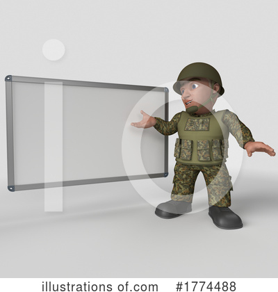 Royalty-Free (RF) Soldier Clipart Illustration by KJ Pargeter - Stock Sample #1774488