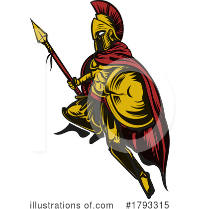 Royalty-Free (RF) Soldier Clipart Illustration by Domenico Condello - Stock Sample #1793315