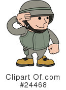 Soldier Clipart #24468 by AtStockIllustration