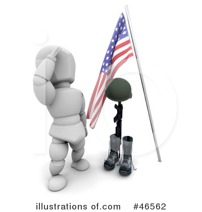 American Flags Clipart #46562 by KJ Pargeter