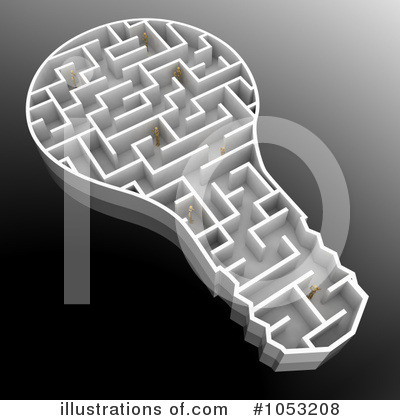 Maze Clipart #1053208 by stockillustrations