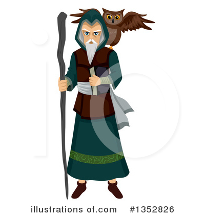 Royalty-Free (RF) Sorcerer Clipart Illustration by BNP Design Studio - Stock Sample #1352826