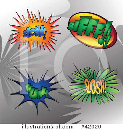 Sound Balloons Clipart #42020 by stockillustrations
