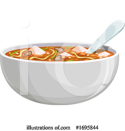 Soup Clipart #1695844 by Vector Tradition SM