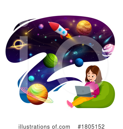 Royalty-Free (RF) Space Clipart Illustration by Vector Tradition SM - Stock Sample #1805152