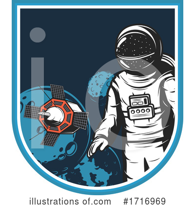 Astronaut Clipart #1716969 by Vector Tradition SM
