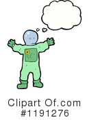 Spaceman Clipart #1191276 by lineartestpilot