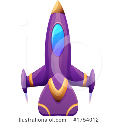 Royalty-Free (RF) Spaceship Clipart Illustration by Vector Tradition SM - Stock Sample #1754012